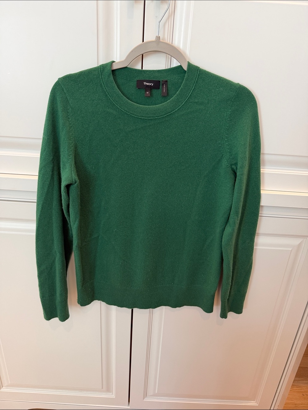 Theory Emerald Green Crewneck Sweater